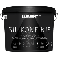 Element Pro Silikone K15. K20 фасадна декоративна штукатурка (25кг)